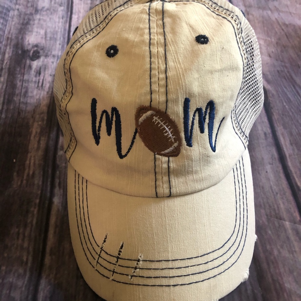 Embroidered Football Mom Hat